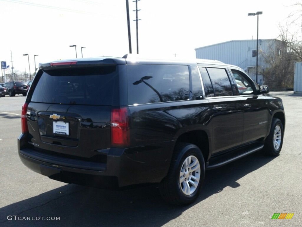 2015 Suburban LT 4WD - Black / Jet Black photo #7