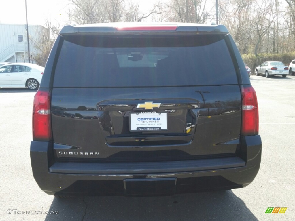 2015 Suburban LT 4WD - Black / Jet Black photo #8