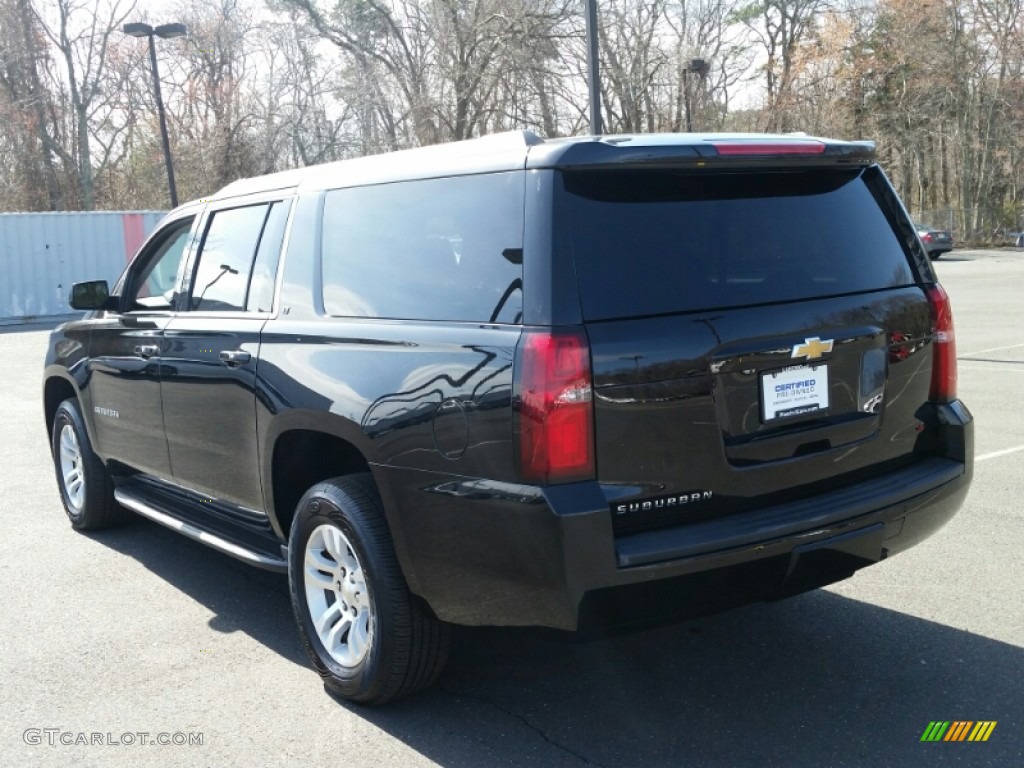 2015 Suburban LT 4WD - Black / Jet Black photo #10