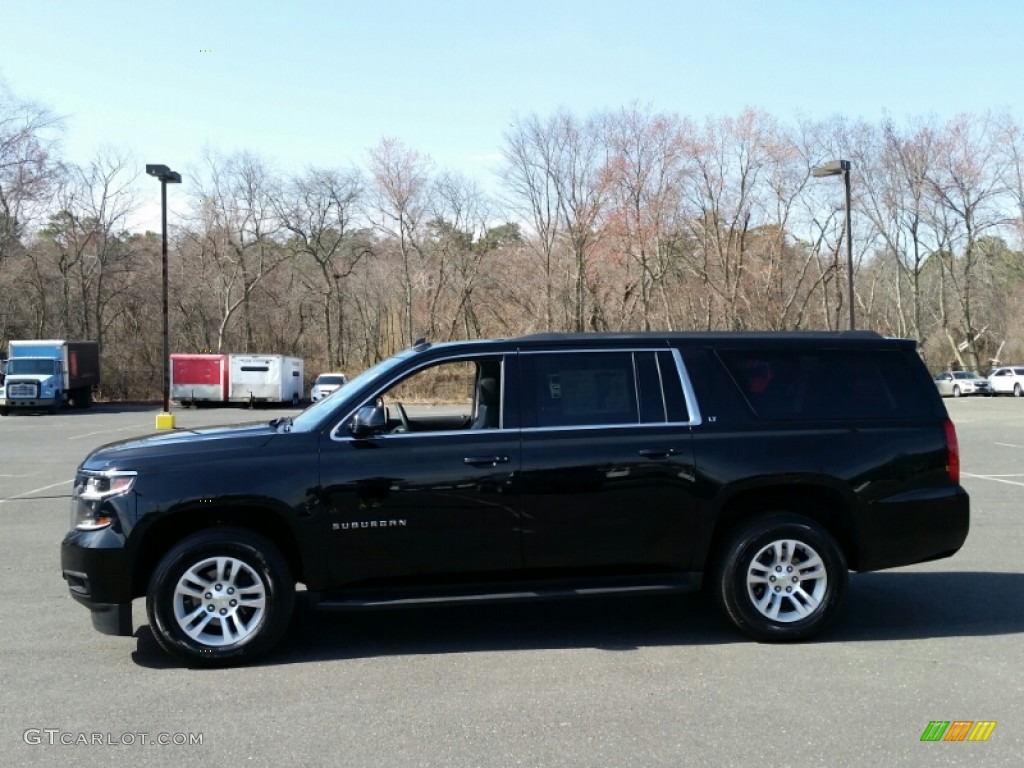 2015 Suburban LT 4WD - Black / Jet Black photo #12