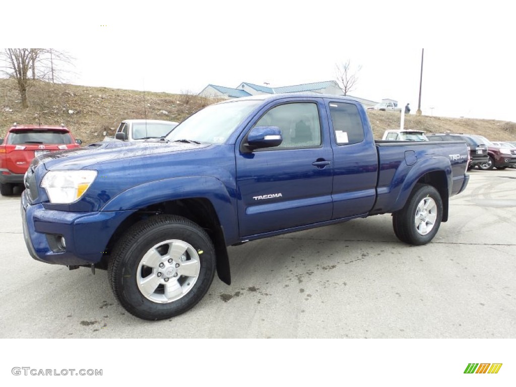 Blue Ribbon Metallic 2015 Toyota Tacoma TRD Sport Access Cab 4x4 Exterior Photo #103025355