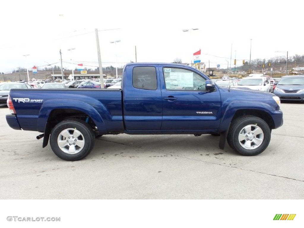 2015 Tacoma TRD Sport Access Cab 4x4 - Blue Ribbon Metallic / Graphite photo #7