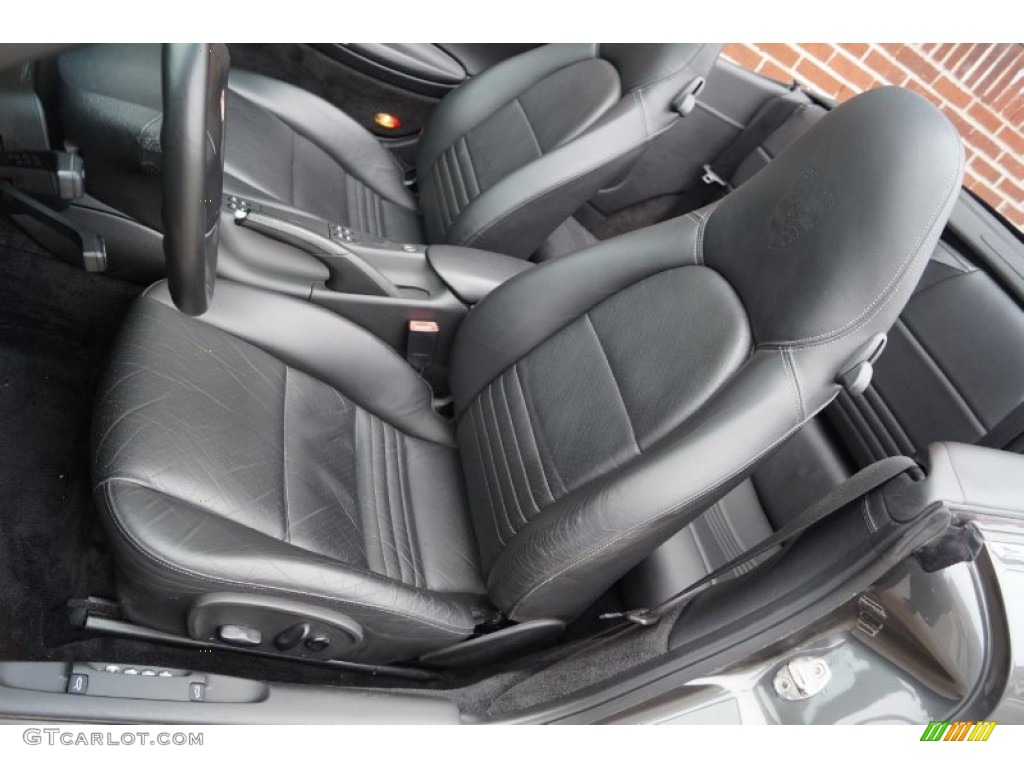 2004 911 Carrera 4S Cabriolet - Slate Grey Metallic / Black photo #25