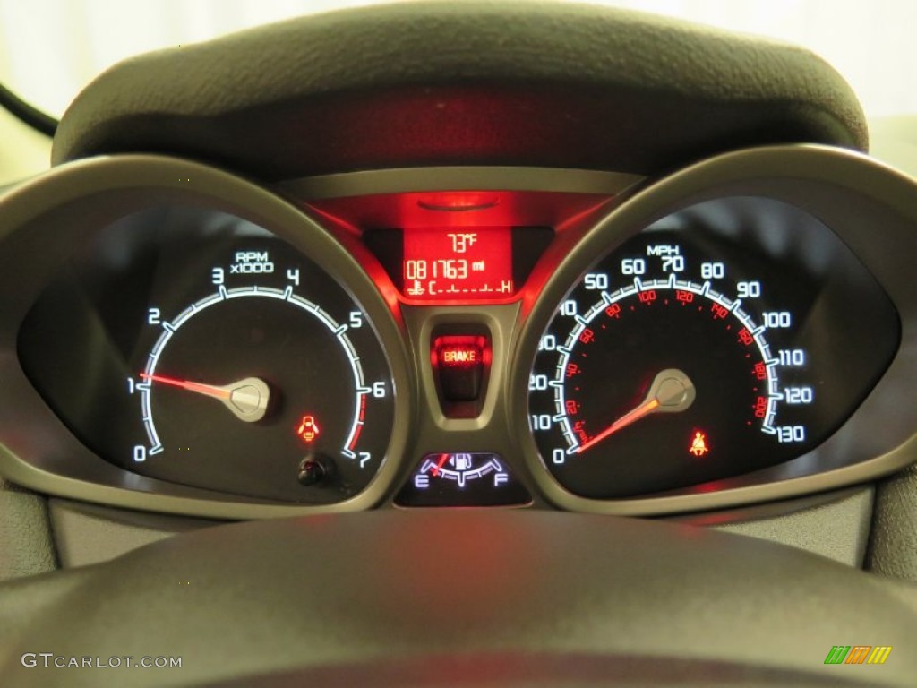 2013 Ford Fiesta Titanium Hatchback Gauges Photo #103026243