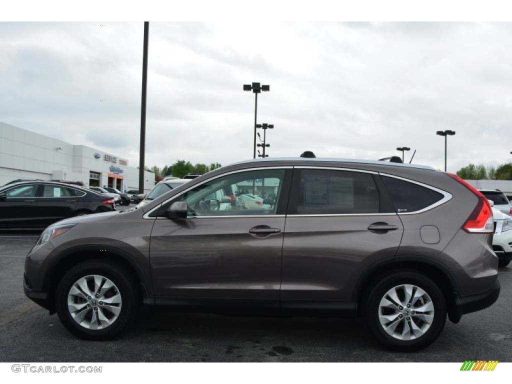 2012 CR-V EX-L - Urban Titanium Metallic / Gray photo #6