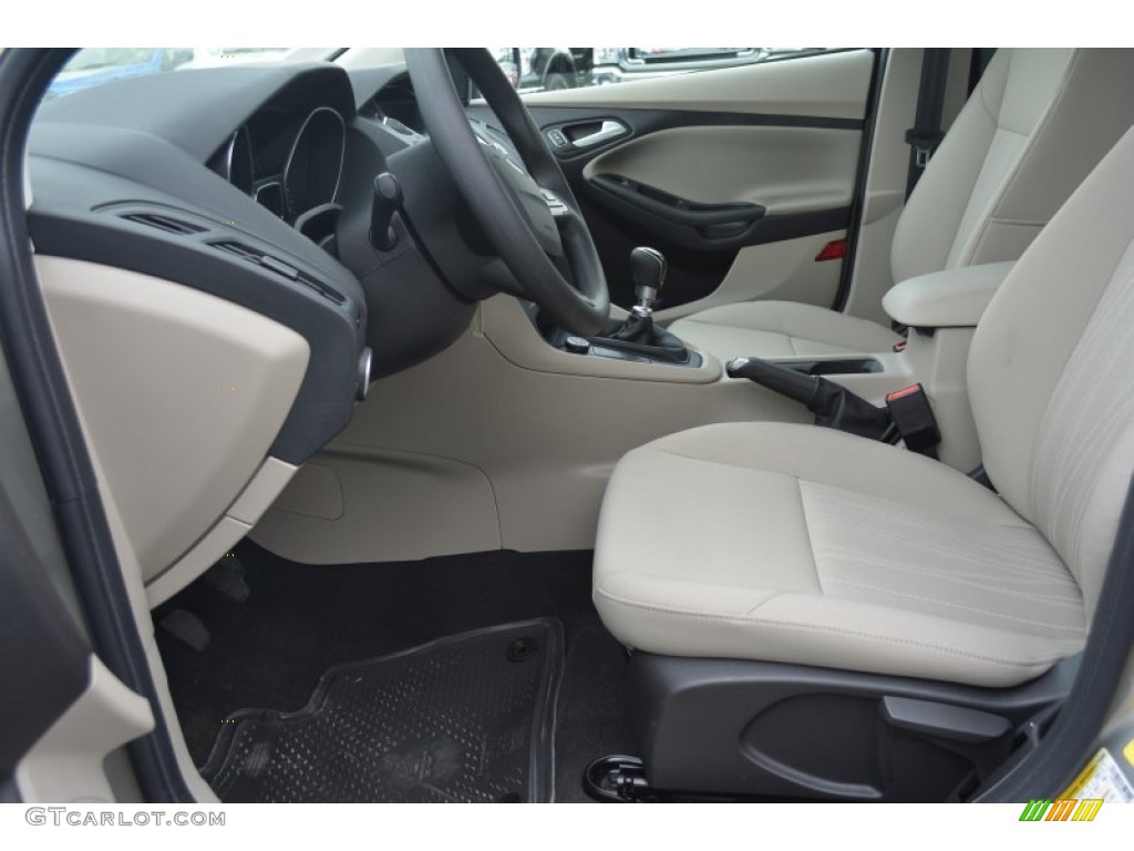 2015 Focus SE Hatchback - Tectonic Metallic / Medium Light Stone photo #6