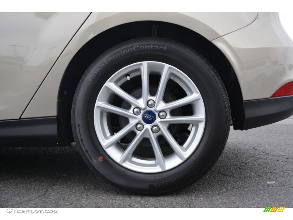 2015 Focus SE Hatchback - Tectonic Metallic / Medium Light Stone photo #11