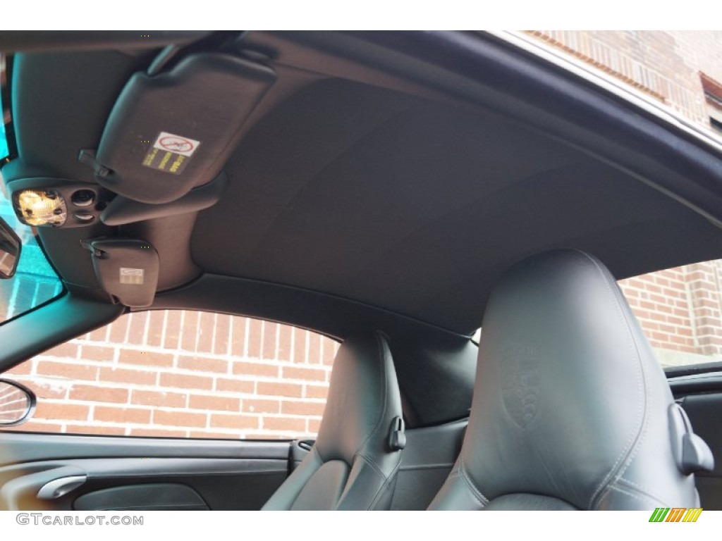 2004 911 Carrera 4S Cabriolet - Slate Grey Metallic / Black photo #110