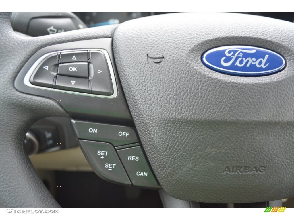 2015 Focus SE Hatchback - Tectonic Metallic / Medium Light Stone photo #18