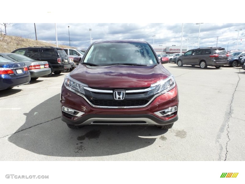 2015 CR-V EX - Basque Red Pearl II / Gray photo #1