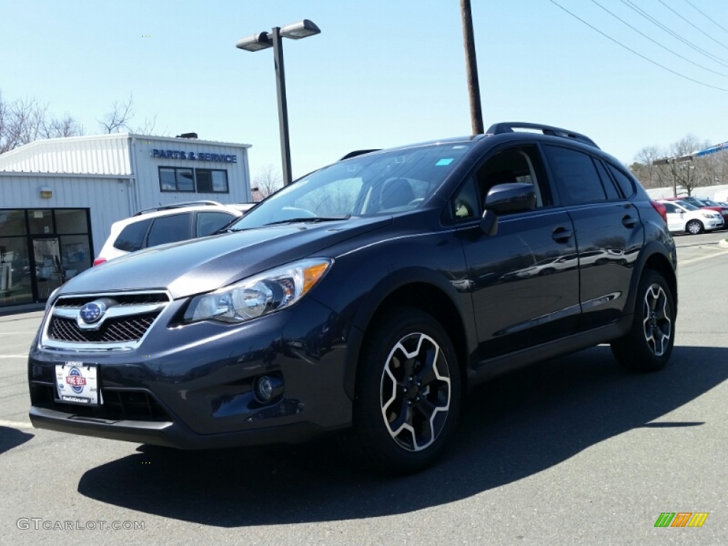 2015 XV Crosstrek 2.0i Premium - Dark Gray Metallic / Black photo #1