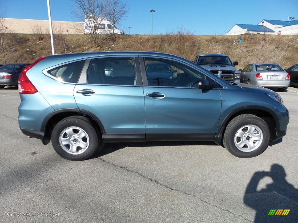 2015 CR-V LX AWD - Mountain Air Metallic / Beige photo #7