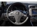 2012 Lexus IS Light Gray Interior Steering Wheel Photo