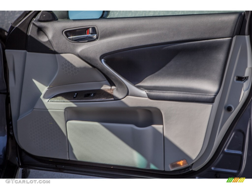 2012 Lexus IS 250 Light Gray Door Panel Photo #103031938