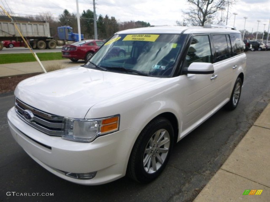 2011 Flex SEL AWD - White Suede / Medium Light Stone photo #5