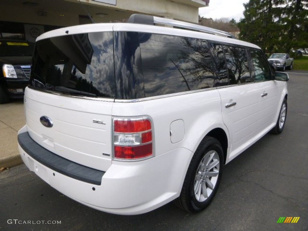 2011 Flex SEL AWD - White Suede / Medium Light Stone photo #10