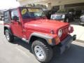 Flame Red - Wrangler X 4x4 Photo No. 3