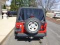 Flame Red - Wrangler X 4x4 Photo No. 8