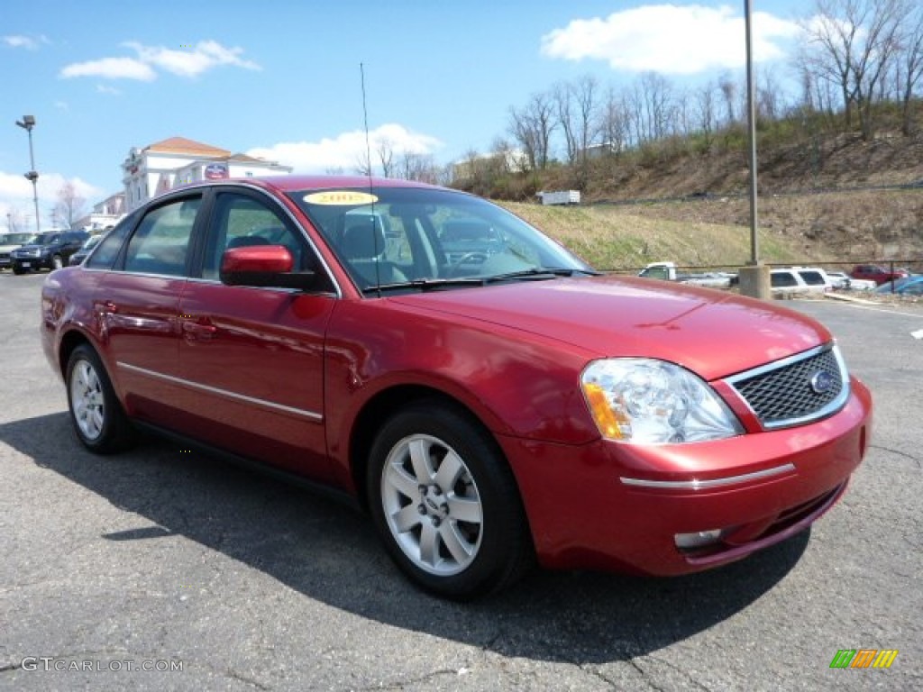 2005 Five Hundred SEL - Redfire Metallic / Pebble Beige photo #1