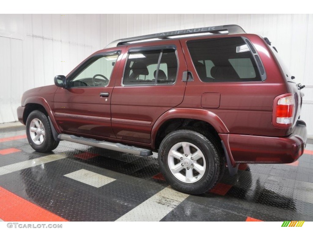 2004 Pathfinder SE 4x4 - Merlot Red Pearl / Charcoal photo #11