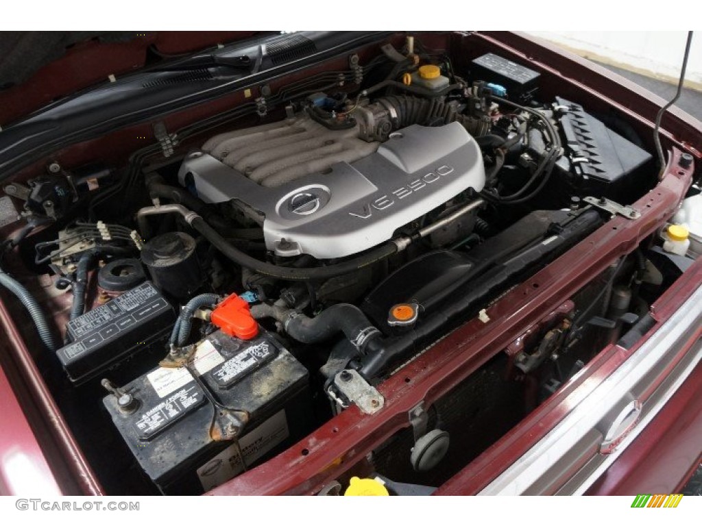 2004 Pathfinder SE 4x4 - Merlot Red Pearl / Charcoal photo #33