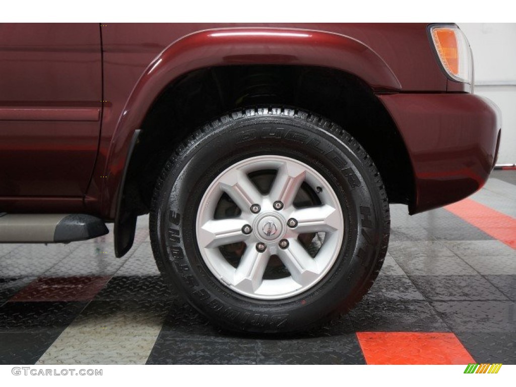 2004 Pathfinder SE 4x4 - Merlot Red Pearl / Charcoal photo #38