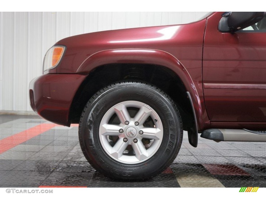 2004 Pathfinder SE 4x4 - Merlot Red Pearl / Charcoal photo #58