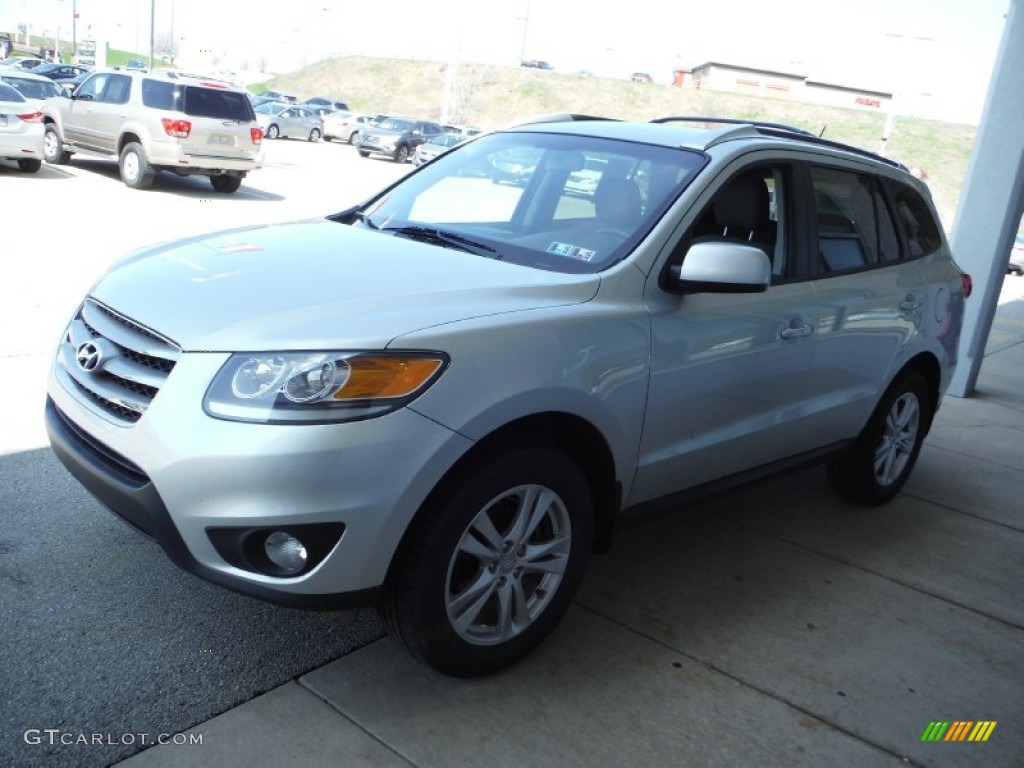 Moonstone Silver 2012 Hyundai Santa Fe SE V6 AWD Exterior Photo #103039848