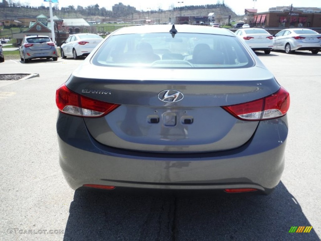 2012 Elantra GLS - Harbor Gray Metallic / Gray photo #7