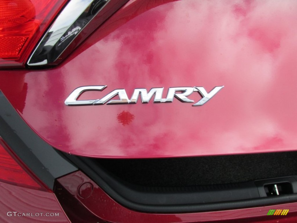 2015 Camry SE - Ruby Flare Pearl / Black photo #13