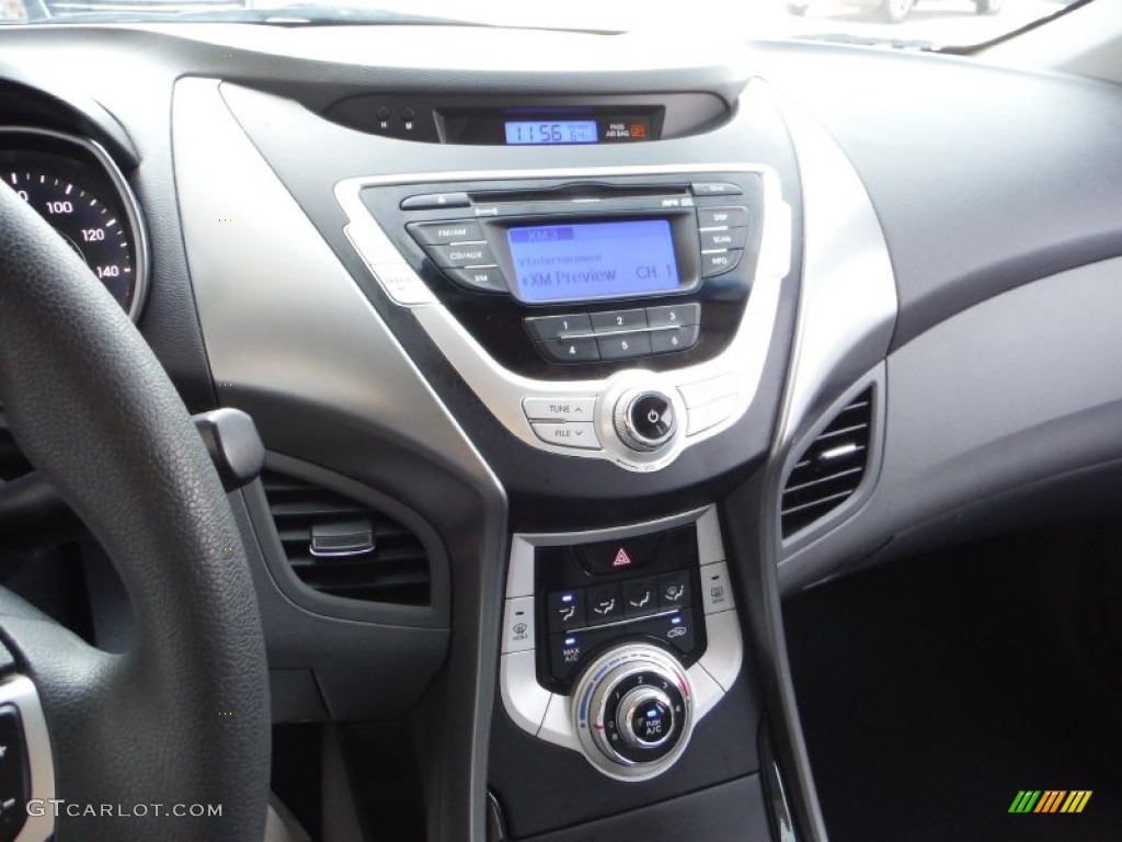 2012 Elantra GLS - Harbor Gray Metallic / Gray photo #14