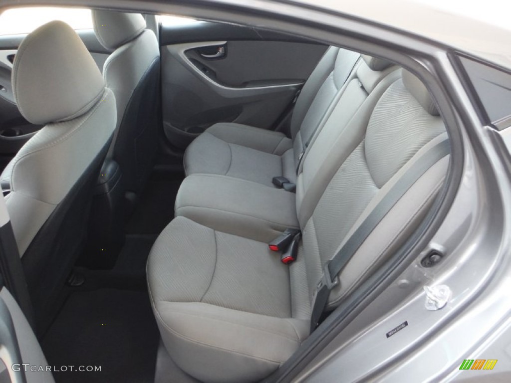 2012 Elantra GLS - Harbor Gray Metallic / Gray photo #18