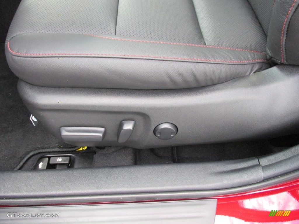 2015 Camry SE - Ruby Flare Pearl / Black photo #21