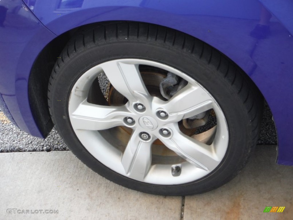 2012 Veloster  - Marathon Blue / Gray photo #5