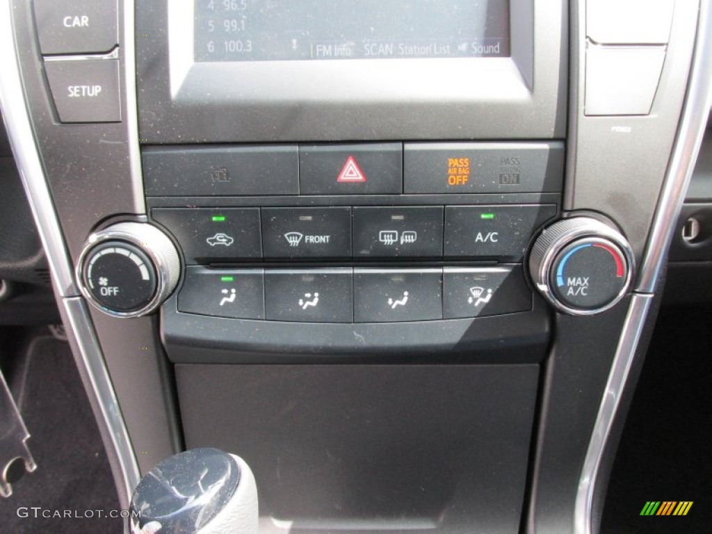 2015 Camry SE - Ruby Flare Pearl / Black photo #26