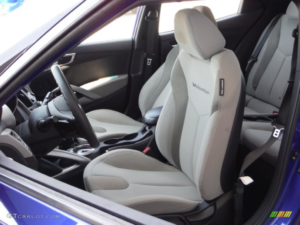 2012 Veloster  - Marathon Blue / Gray photo #11