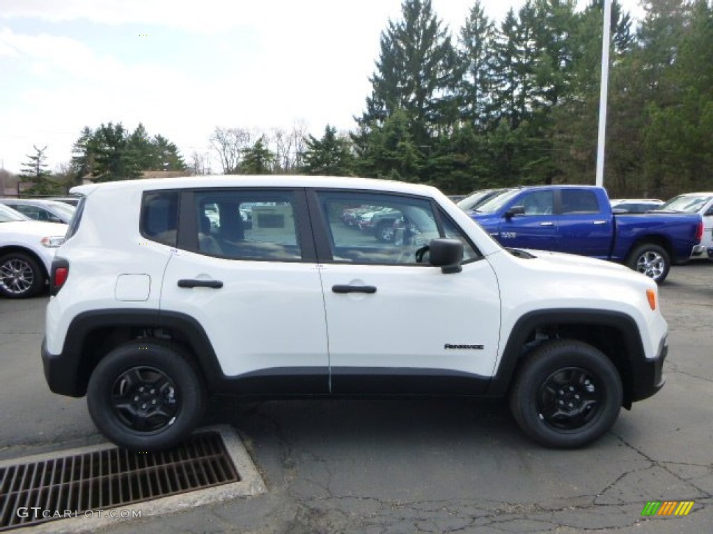 Alpine White 2015 Jeep Renegade Sport 4x4 Exterior Photo #103041177