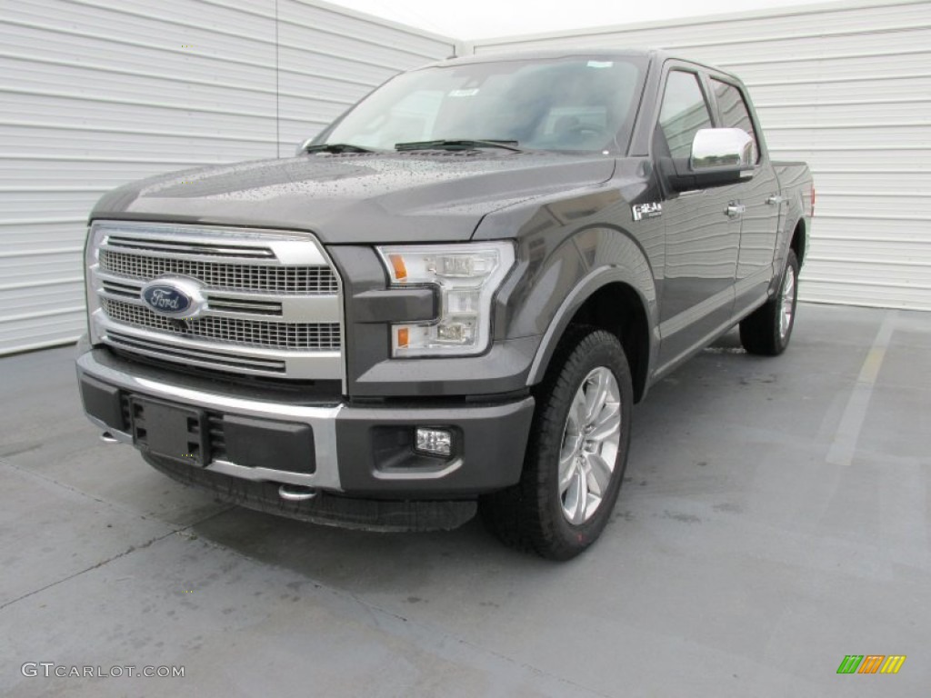 2015 F150 Platinum SuperCrew 4x4 - Magnetic Metallic / King Ranch Java/Mesa photo #7