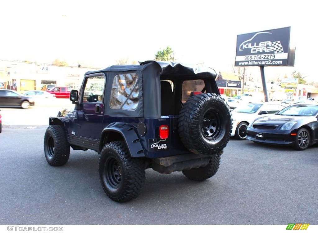 2006 Wrangler Sport 4x4 - Midnight Blue Pearl / Dark Slate Gray photo #5