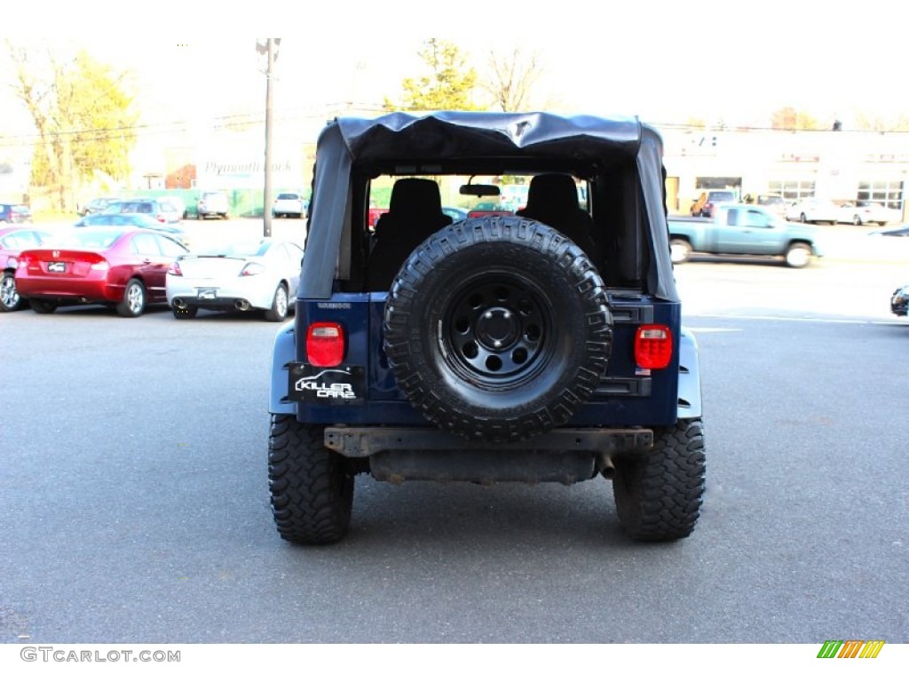 2006 Wrangler Sport 4x4 - Midnight Blue Pearl / Dark Slate Gray photo #6