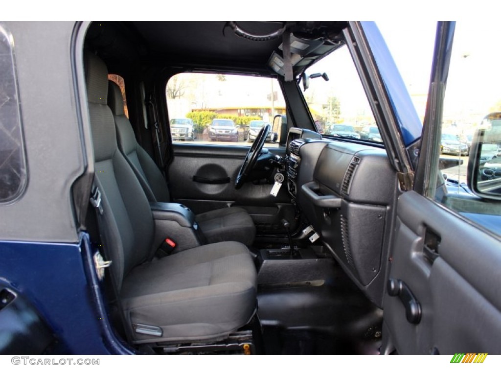 2006 Wrangler Sport 4x4 - Midnight Blue Pearl / Dark Slate Gray photo #19