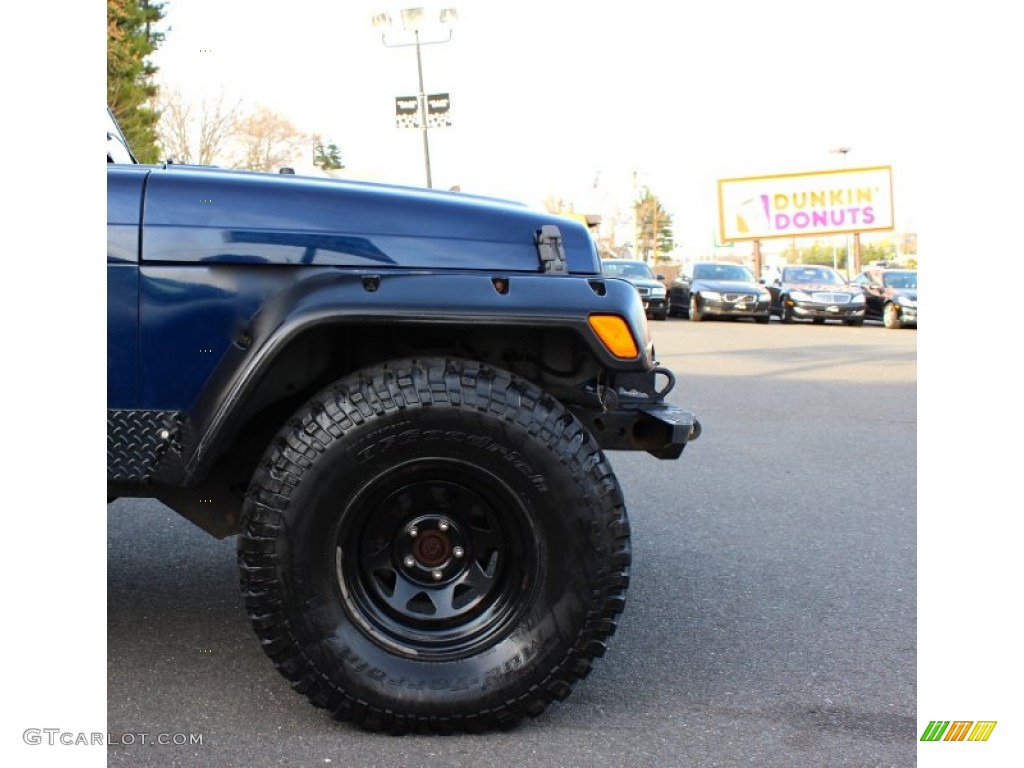 2006 Wrangler Sport 4x4 - Midnight Blue Pearl / Dark Slate Gray photo #22