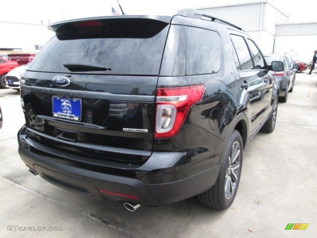 2015 Explorer XLT - Tuxedo Black / Charcoal Black photo #13