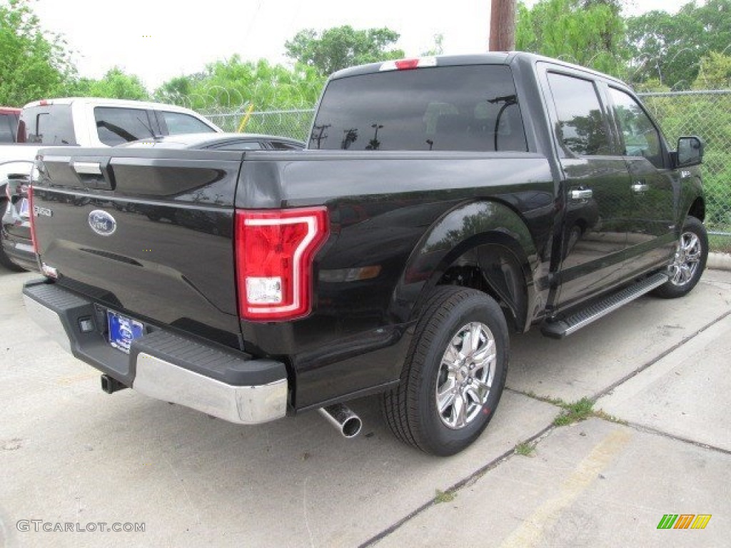 2015 F150 XLT SuperCrew - Tuxedo Black Metallic / Medium Earth Gray photo #21