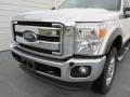 2015 White Platinum Ford F250 Super Duty Lariat Crew Cab 4x4  photo #10