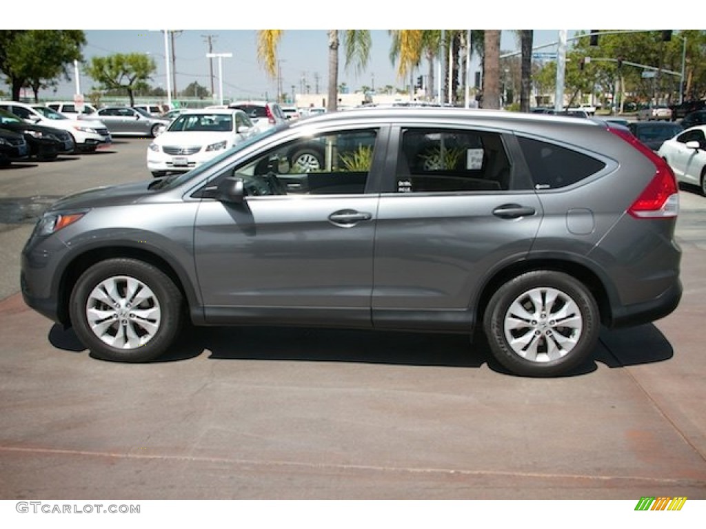 2012 CR-V EX-L - Polished Metal Metallic / Gray photo #9