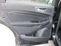 Ebony 2015 Ford Edge Titanium Door Panel