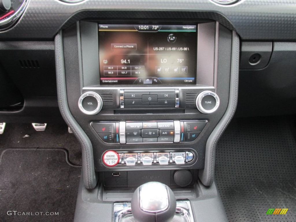 2015 Mustang GT Premium Coupe - Black / Ebony photo #24