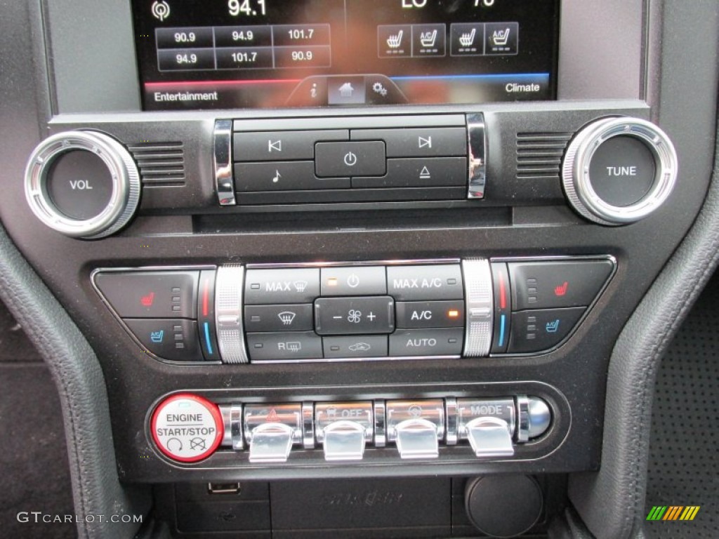 2015 Ford Mustang GT Premium Coupe Controls Photo #103047546