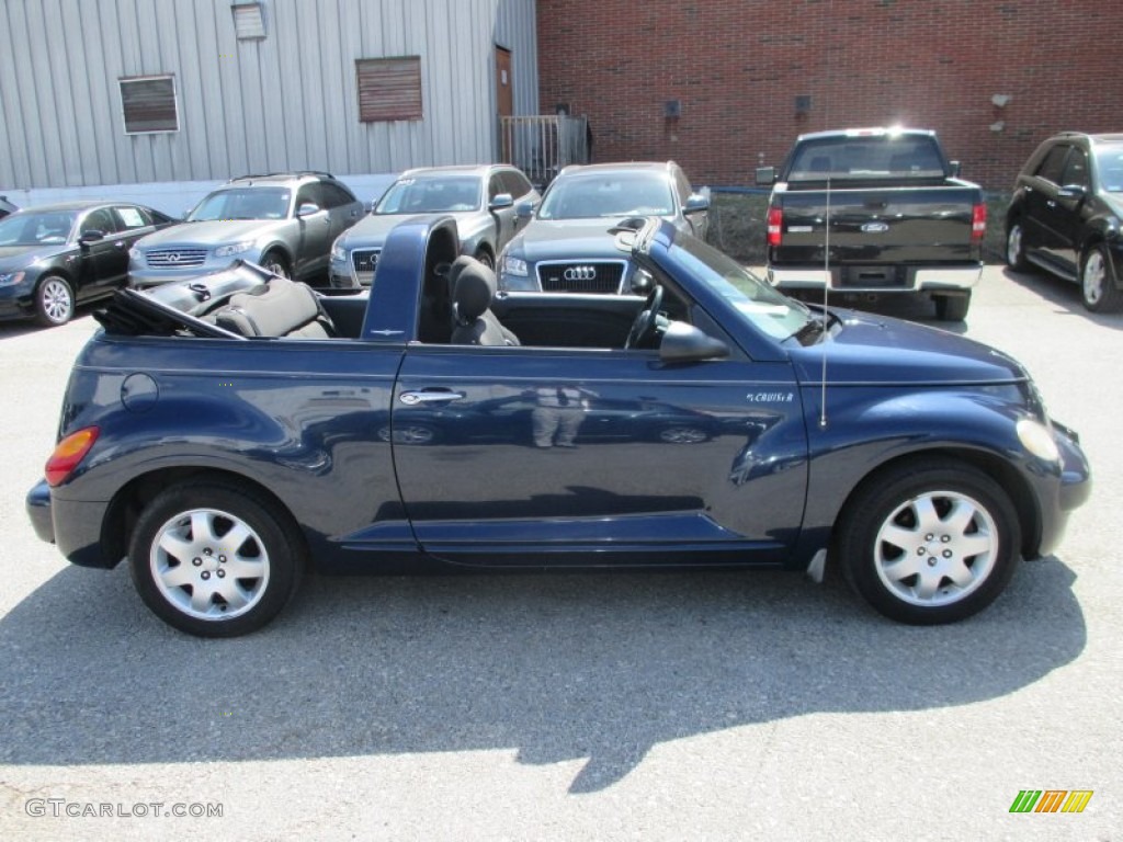 2005 PT Cruiser Touring Turbo Convertible - Midnight Blue Pearl / Dark Slate Gray photo #2